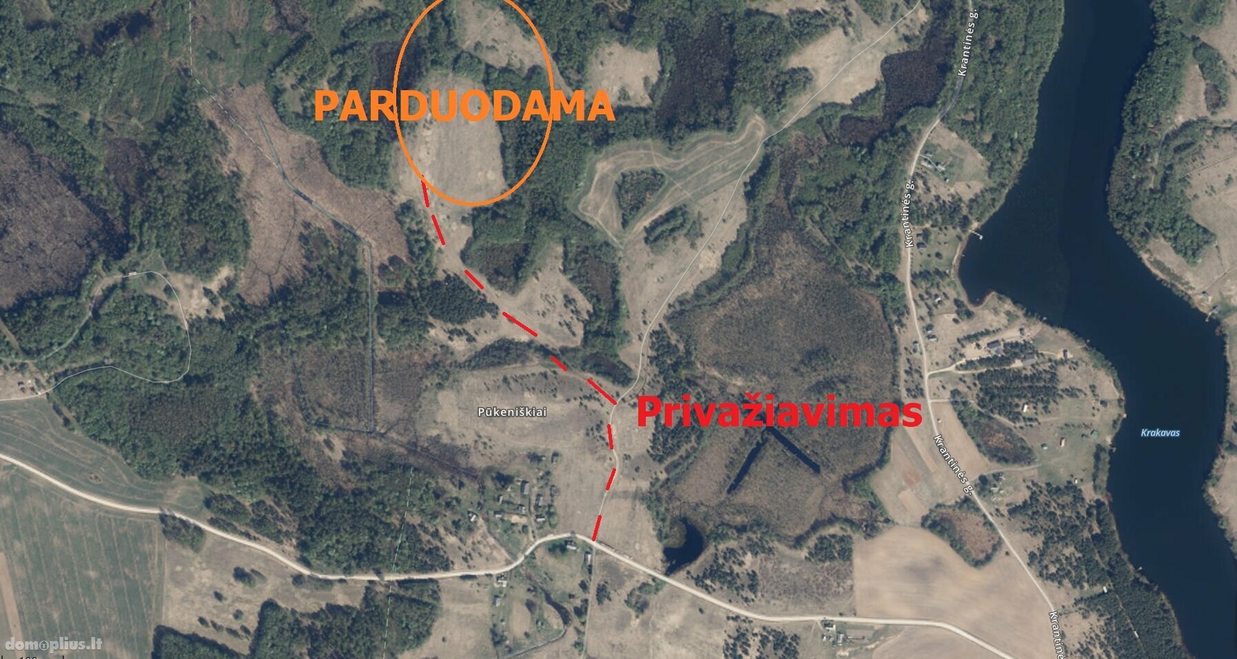 Parduodamas sklypas Molėtų rajono sav., Žaugėduose, Krantinės g.