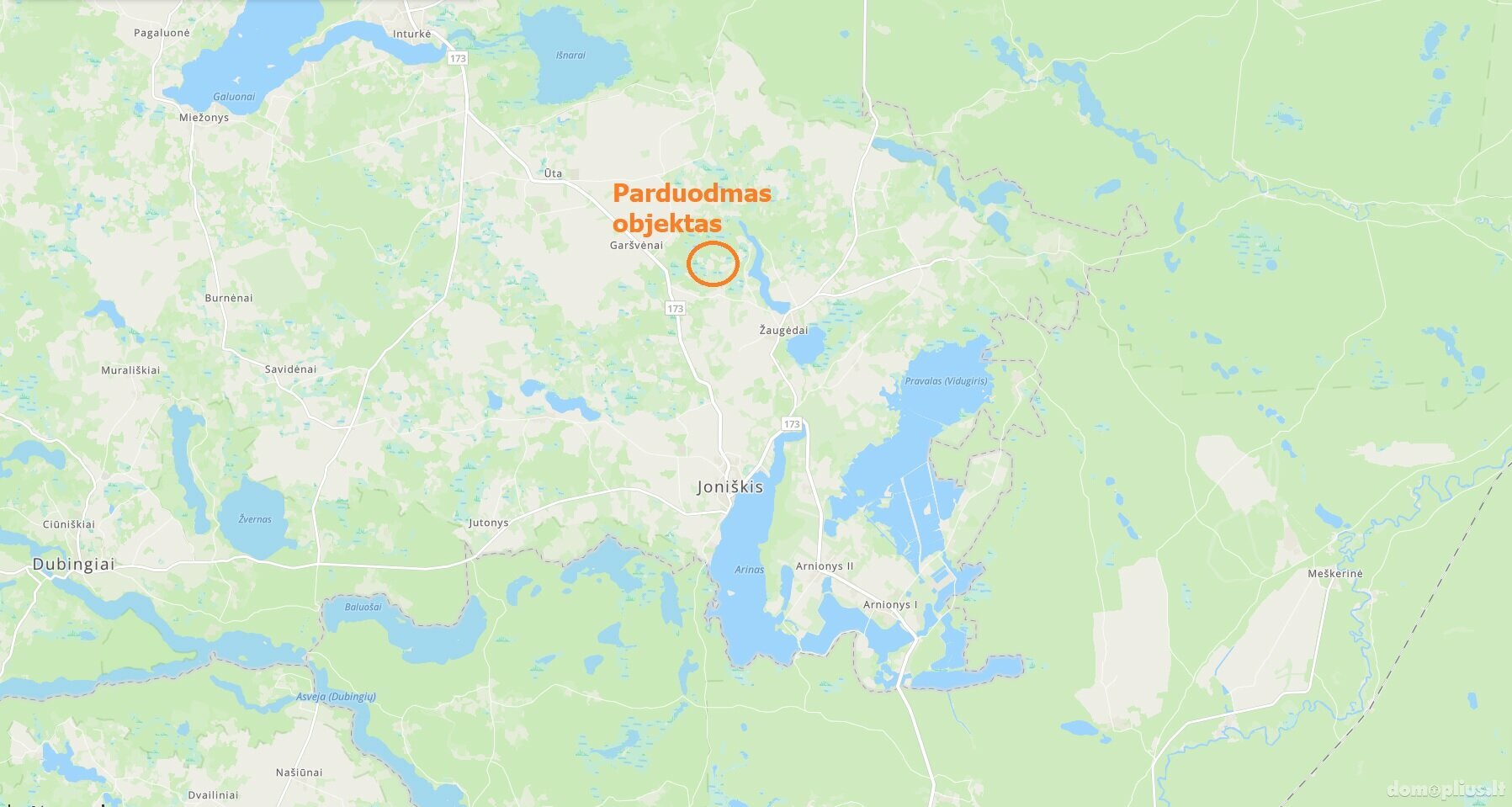 Parduodamas sklypas Molėtų rajono sav., Žaugėduose, Krantinės g.