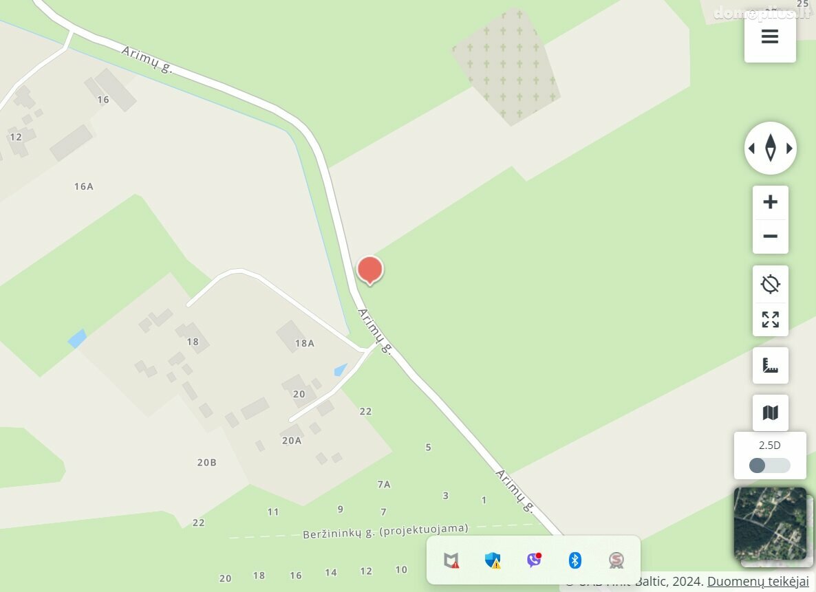 Parduodamas sklypas Klaipėdoje, Tauralaukyje, Arimų g.