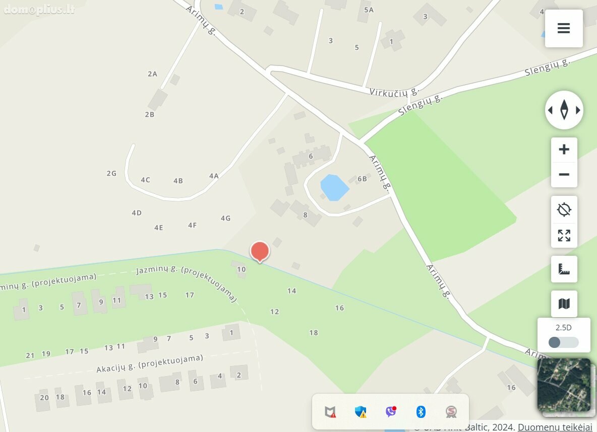 Land for sale Klaipėdoje, Tauralaukyje, Virkučių g.