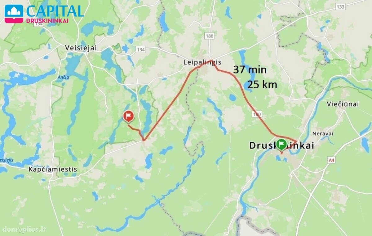 Parduodamas sklypas Lazdijų rajono sav., Salučiuose