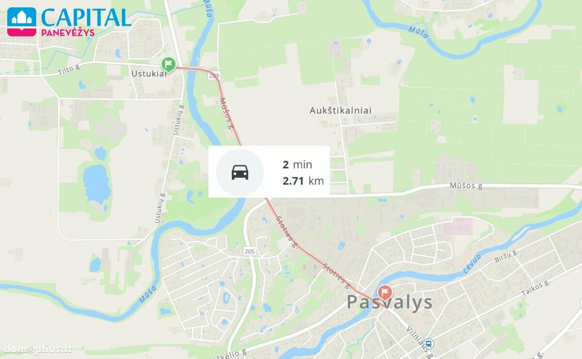 Parduodamas sklypas Pasvalio rajono sav., Ustukiuose, Tilto g.