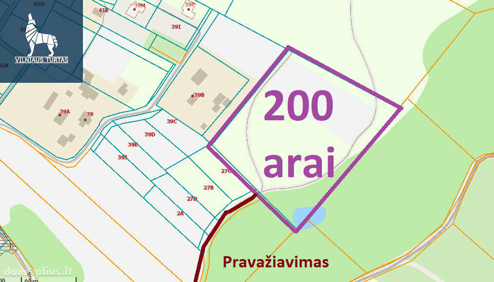 Parduodamas sklypas Vilniaus rajono sav., Skaidiškėse, Akacijų g.