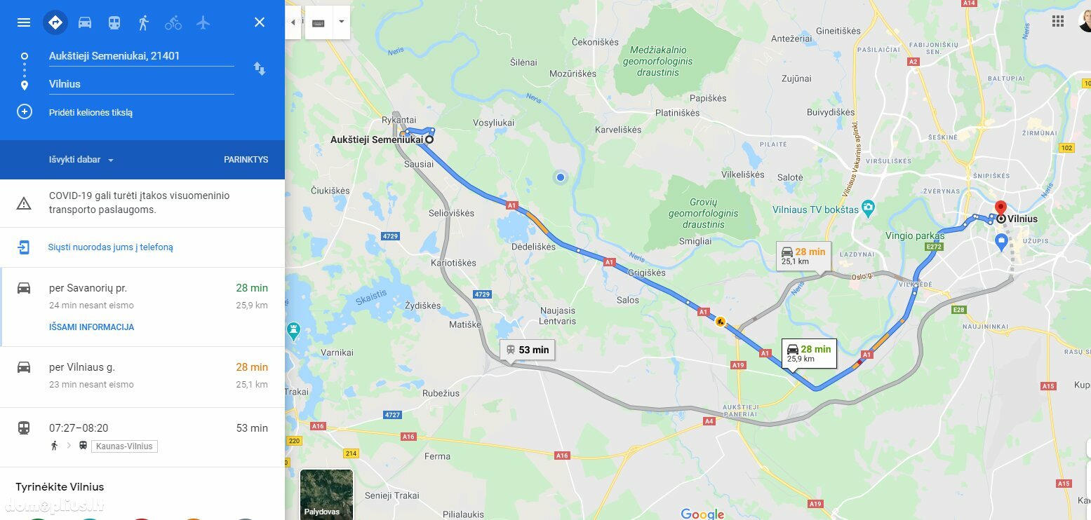 Parduodamas sklypas Trakų rajono sav., Aukštieji Semeniukai, Aukštųjų Semeniukų g.