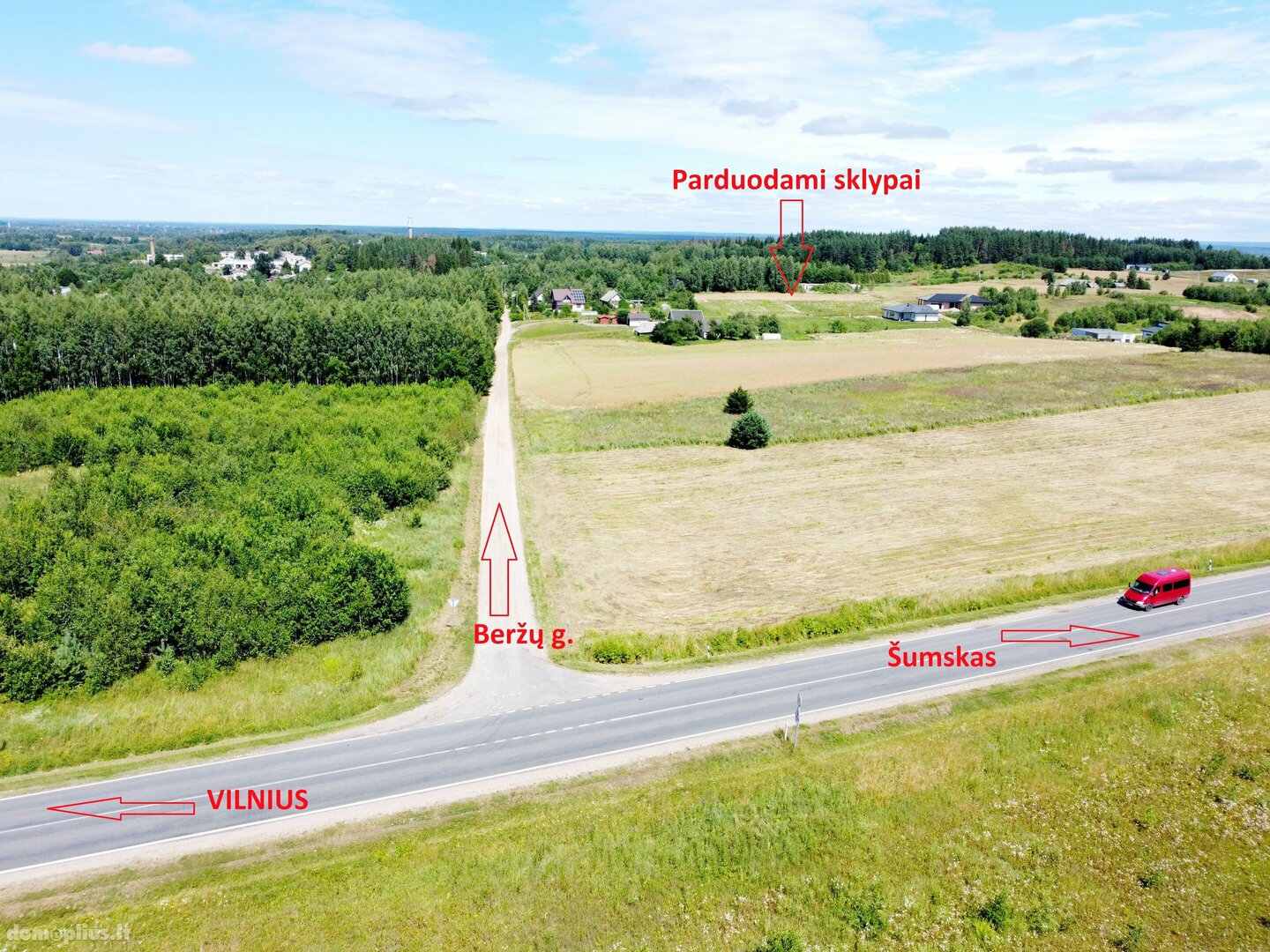 Land for sale Vilniaus rajono sav., Vėliučionyse, Beržų g.