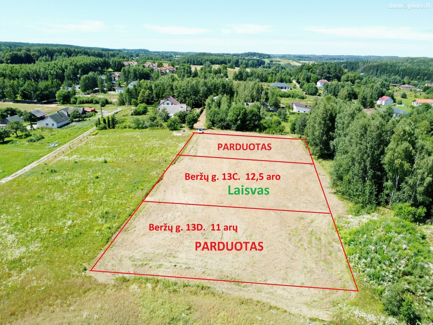 Land for sale Vilniaus rajono sav., Vėliučionyse, Beržų g.