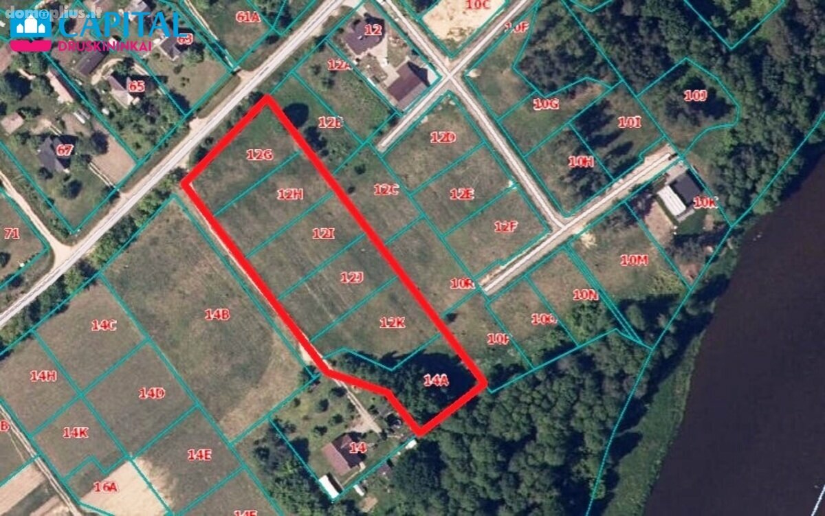 Parduodamas sklypas Druskininkų sav., Druskininkuose, Baltašiškės g.