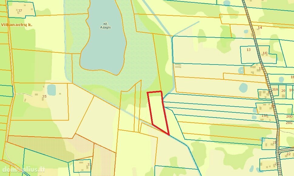Land for sale Druskininkų sav., Vilkanastruose, Azagio g.