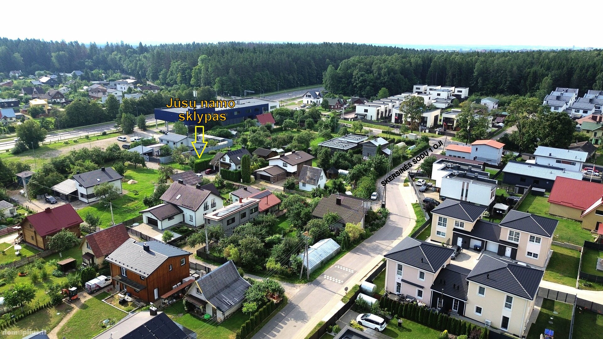 Parduodamas sklypas Vilniuje, Bajoruose, Skersinės Sodų 1-oji g.