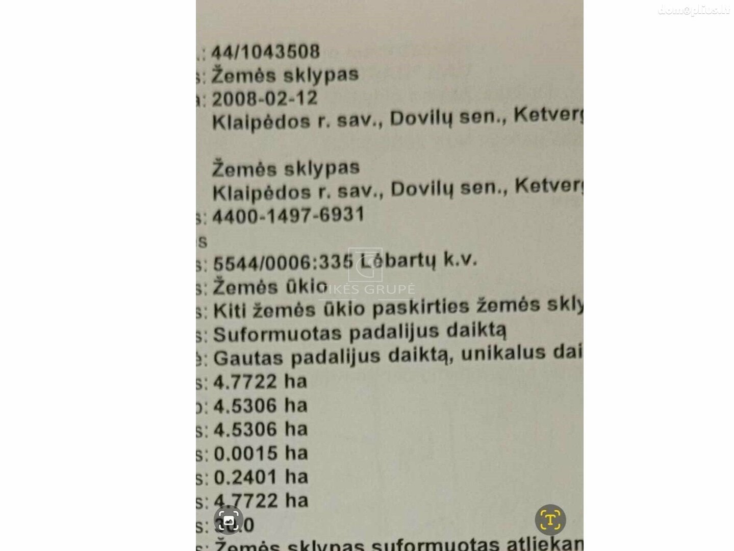 Parduodamas sklypas Klaipėdos rajono sav., Ketvergiuose