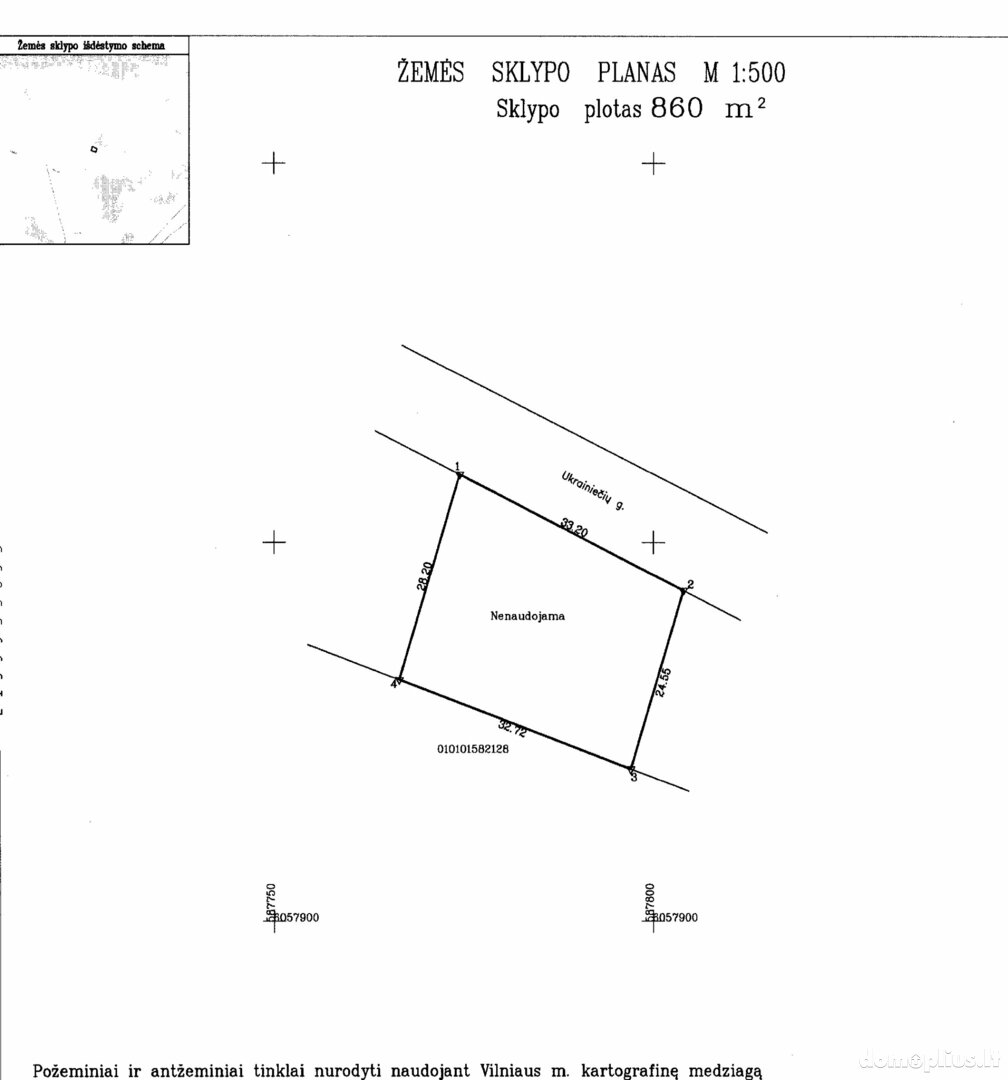 Land for sale Vilniuje, Kalnėnuose, Ukrainiečių g.