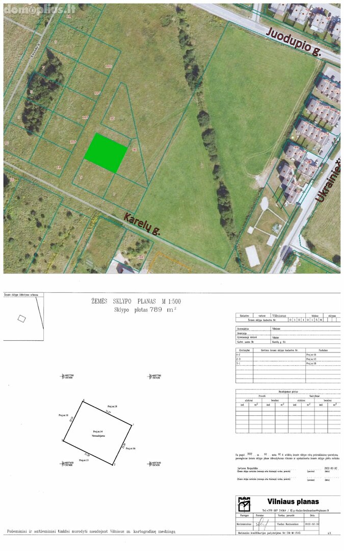 Land for sale Vilniuje, Kalnėnuose, Ukrainiečių g.