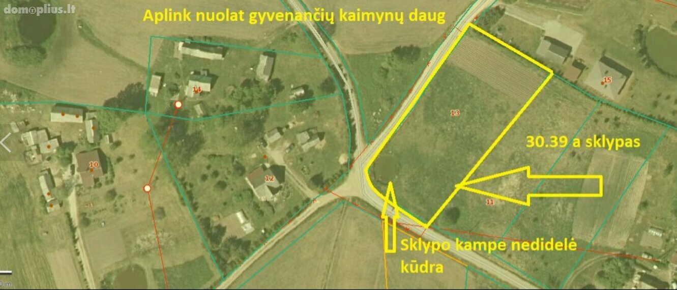 Участок Trakų rajono sav., Trakuose, Ežero g.