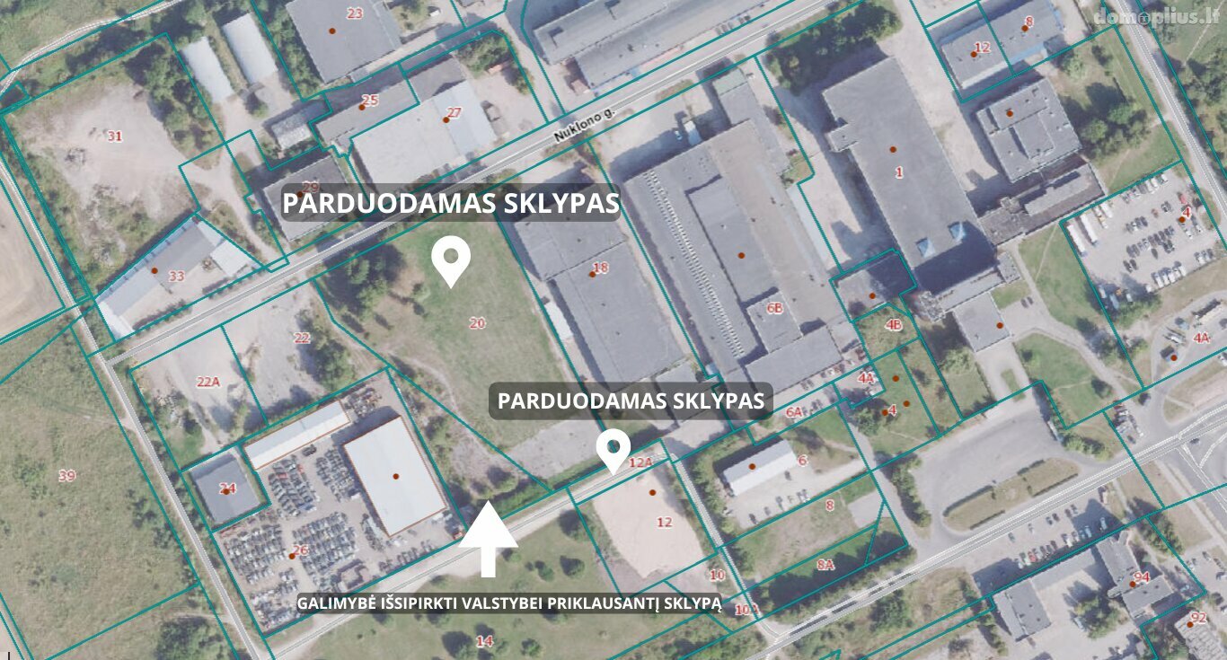 Parduodamas sklypas Šiauliuose, Dainiuose, Nuklono g.