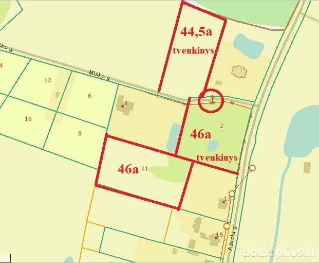 Parduodamas sklypas Širvintų rajono sav., Dailidžionyse, Ąžuolų g.