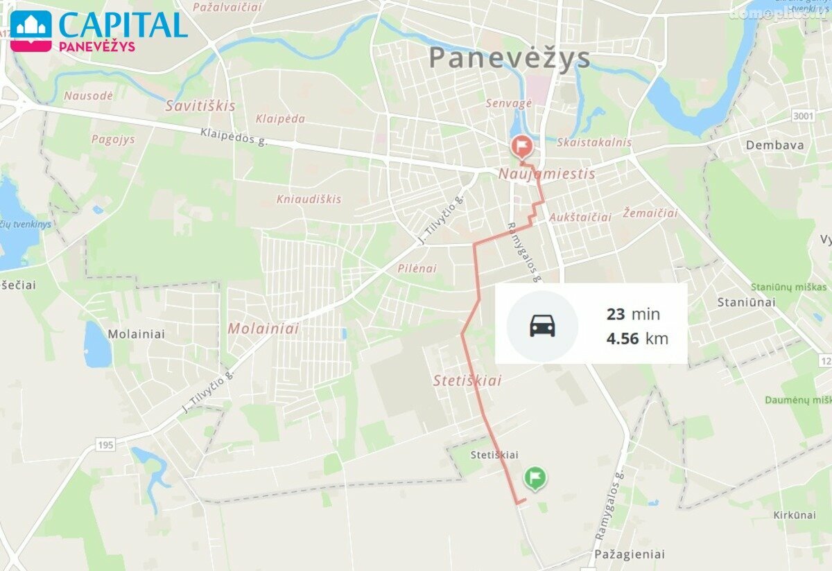 Parduodamas sklypas Panevėžys, Panevėžyje