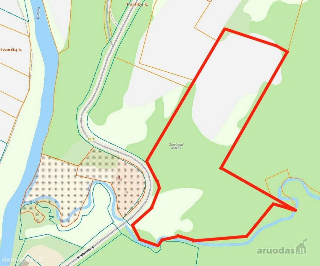 Parduodamas sklypas Kauno rajono sav., Partikuose