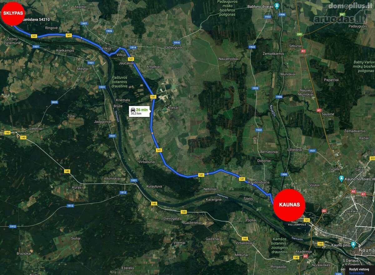 Parduodamas sklypas Kauno rajono sav., Stanislavoje