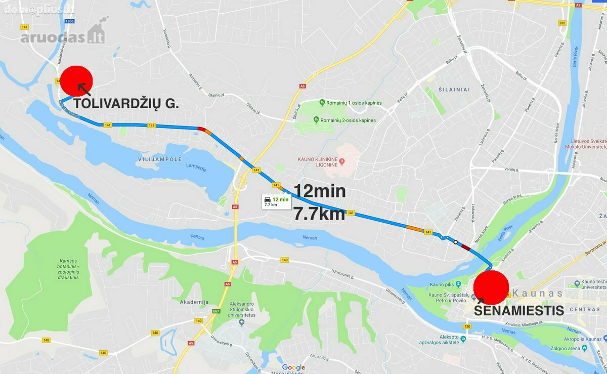 Parduodamas sklypas Kaune, Romainiuose, Tolivardžių g.