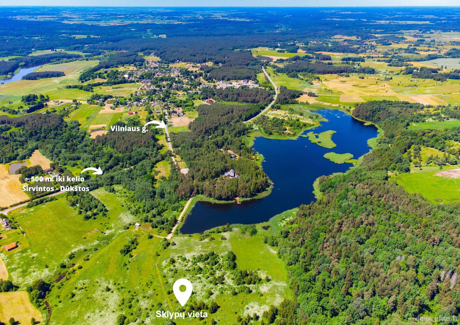 Land for sale Širvintų rajono sav., Kernavėje, Vilniaus g.
