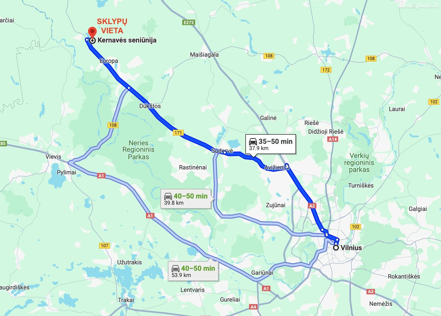 Land for sale Širvintų rajono sav., Kernavėje, Vilniaus g.