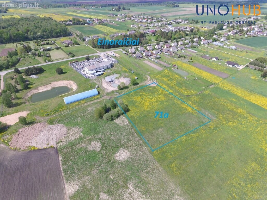 Parduodamas sklypas Šiaulių rajono sav., Einoraičiuose, Saulėtekio g.