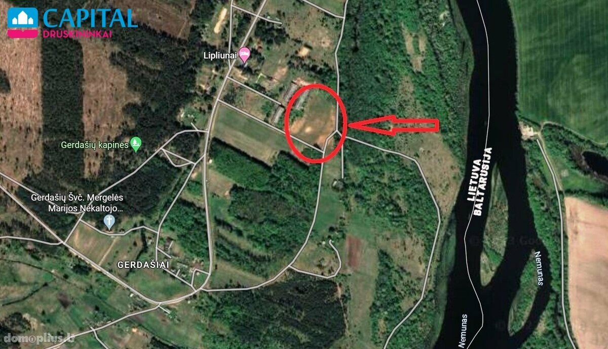 Parduodamas sklypas Druskininkų sav., Lipliūnuose