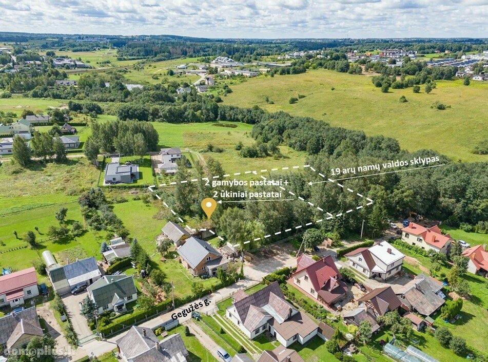 Parduodamas sklypas Vilniaus rajono sav., Grigaičiuose, Gegužės g.