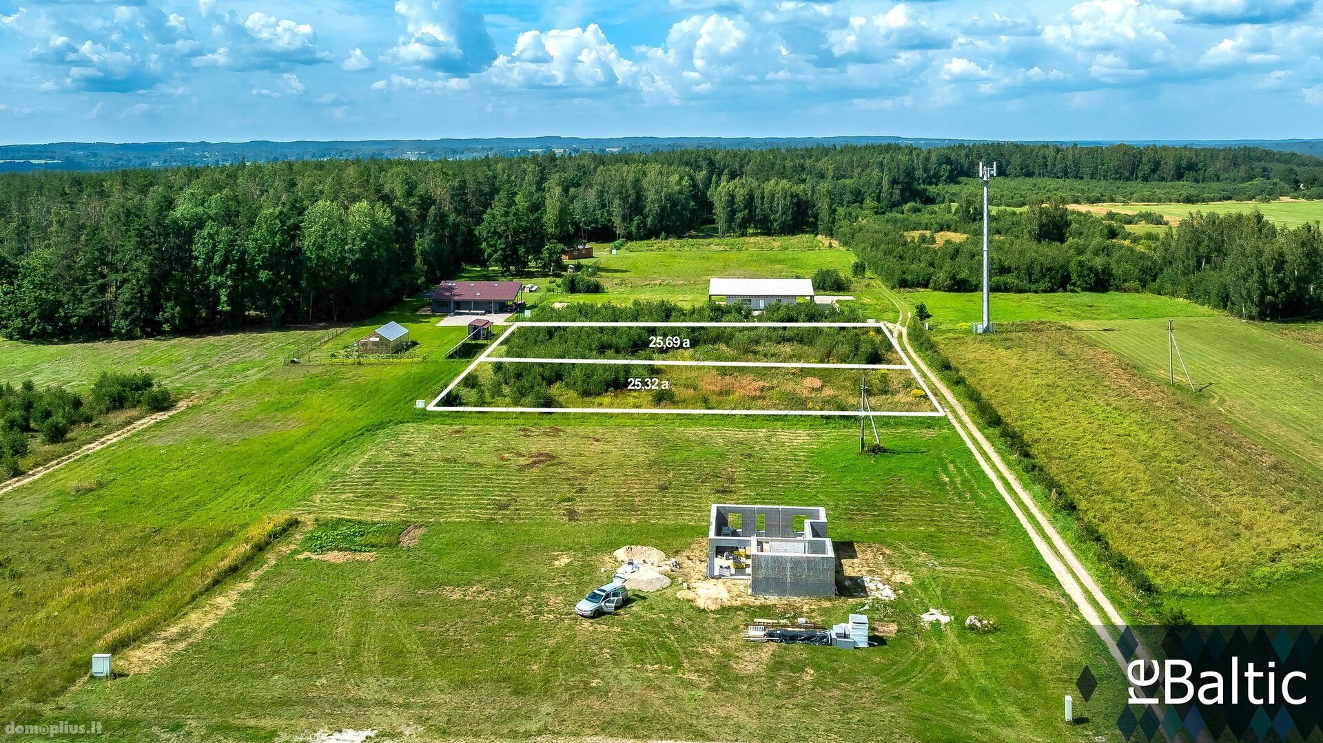 Parduodamas sklypas Vilniaus rajono sav., Verkšionyse