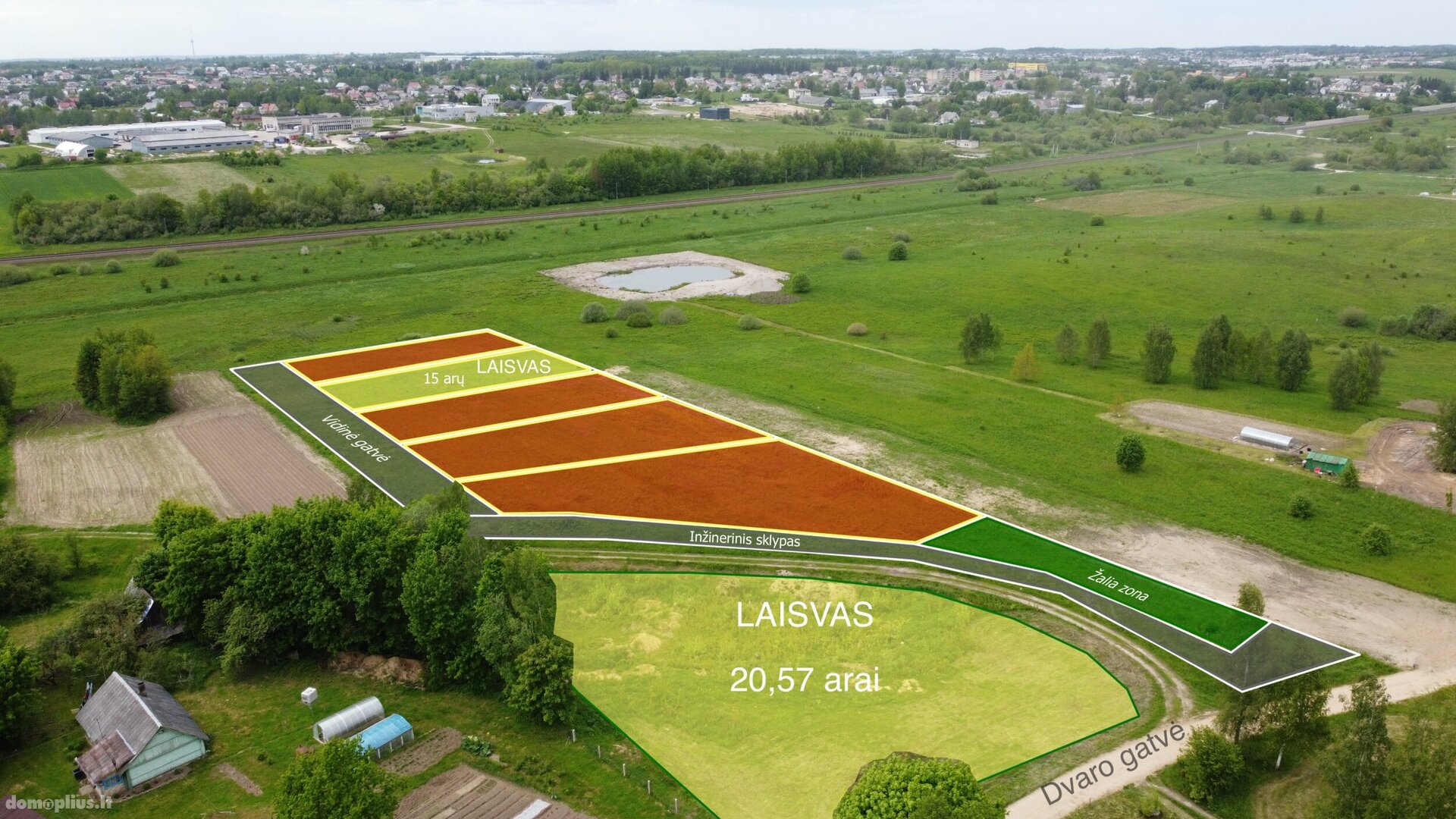 Parduodamas sklypas Vilniaus rajono sav., Daržininkuose, Dvaro g.