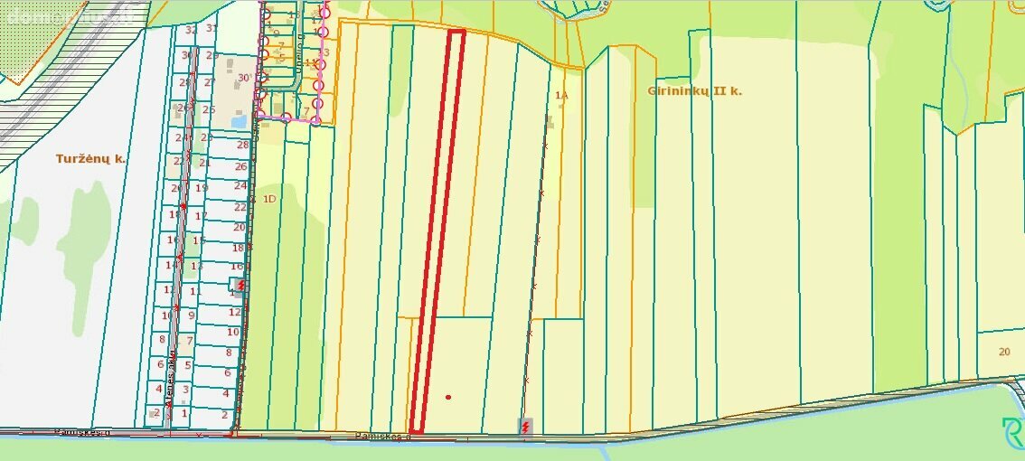 Land for sale Jonavos rajono sav., Girininkai II