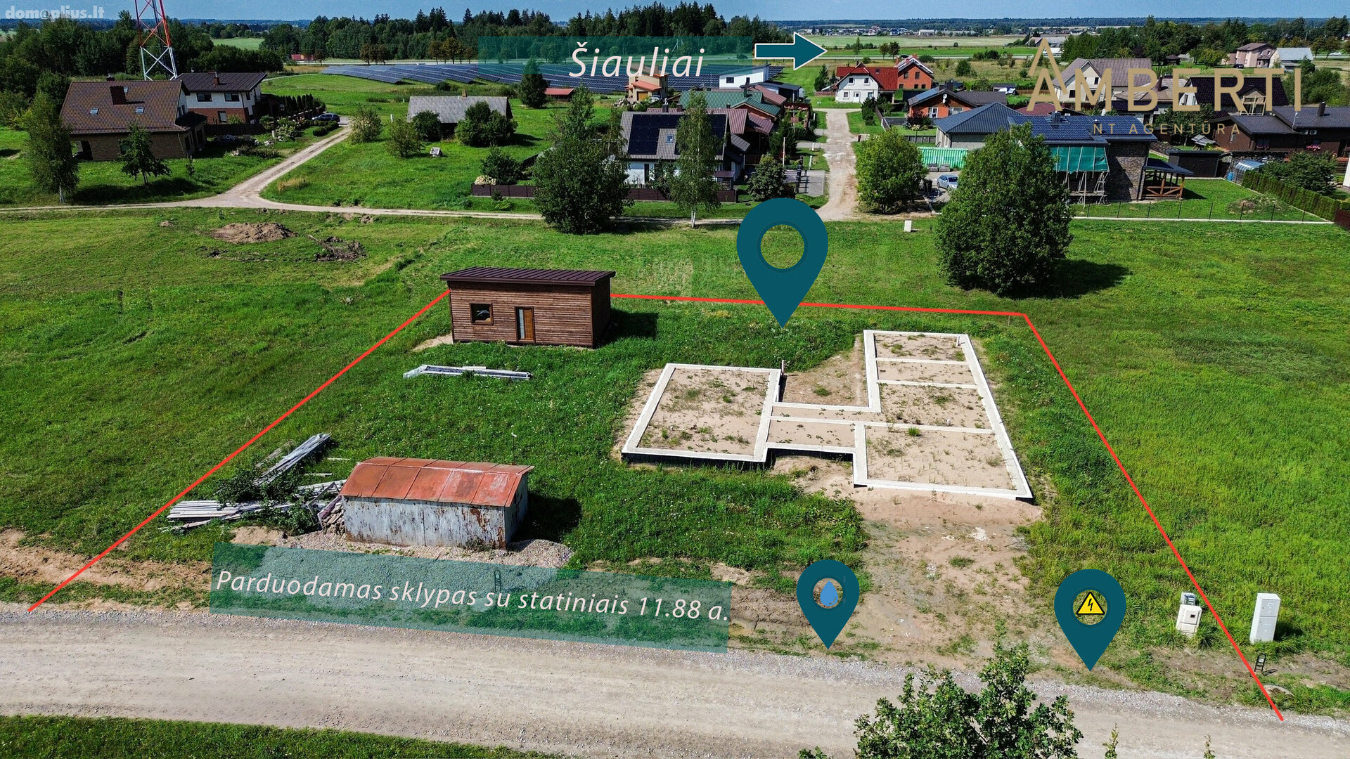 Parduodamas sklypas Šiaulių rajono sav., Aukštelkėje, Dubysos g.