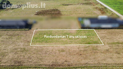Участок Šiaulių rajono sav., Vijoliuose, Pienių g.