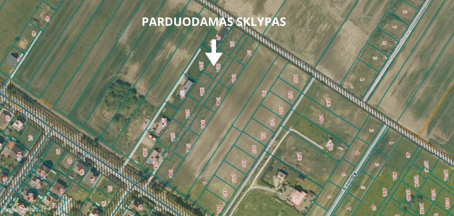 Parduodamas sklypas Šiaulių rajono sav., Vijoliuose, Pienių g.