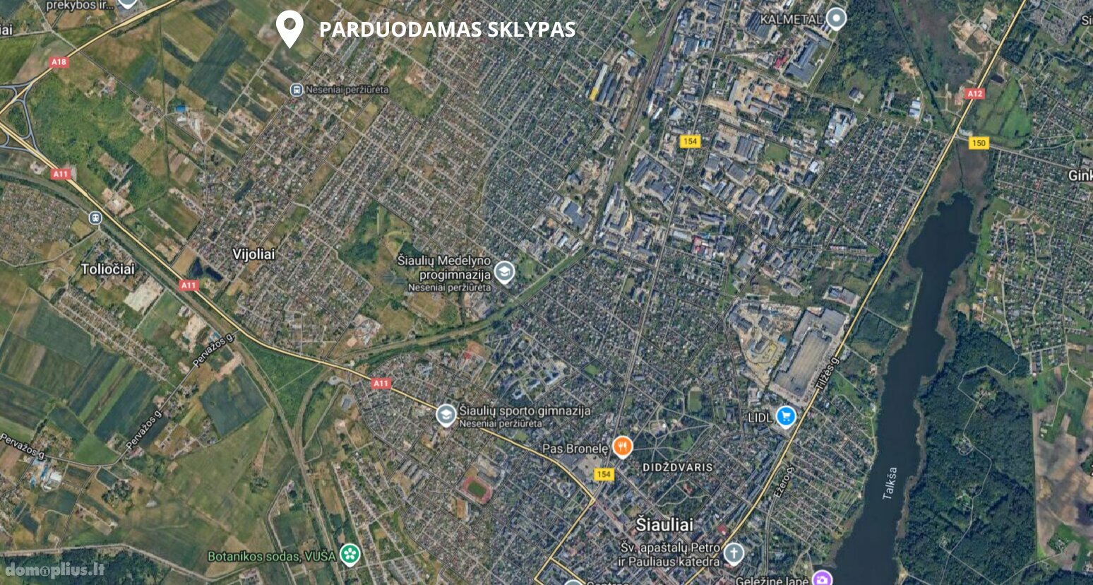 Parduodamas sklypas Šiaulių rajono sav., Vijoliuose, Pienių g.