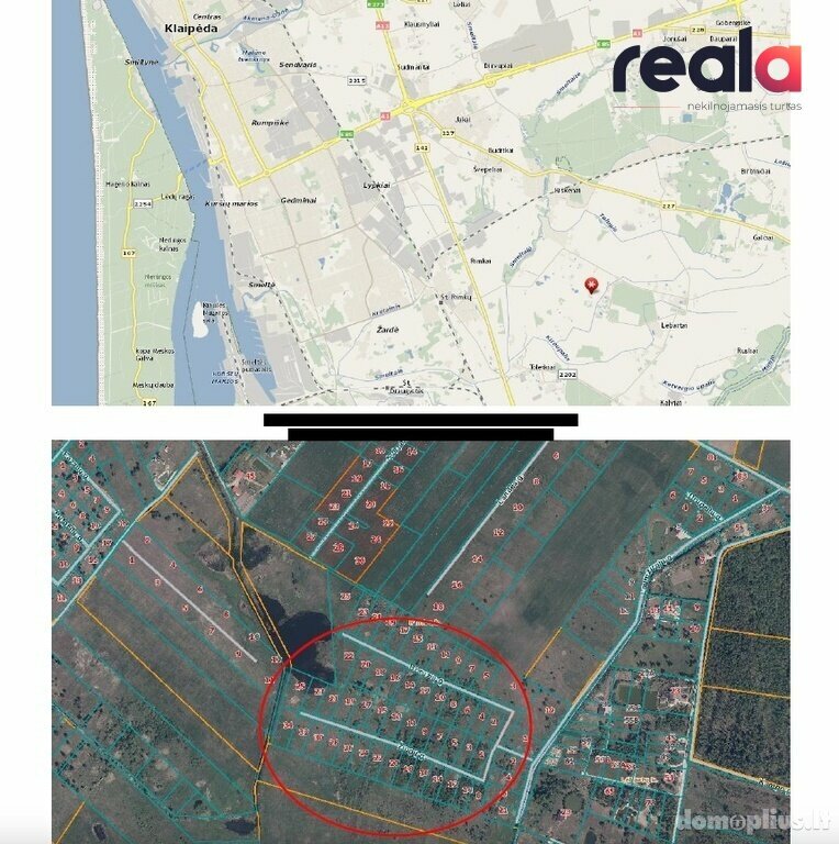 Участок Klaipėdos rajono sav., Rimkuose