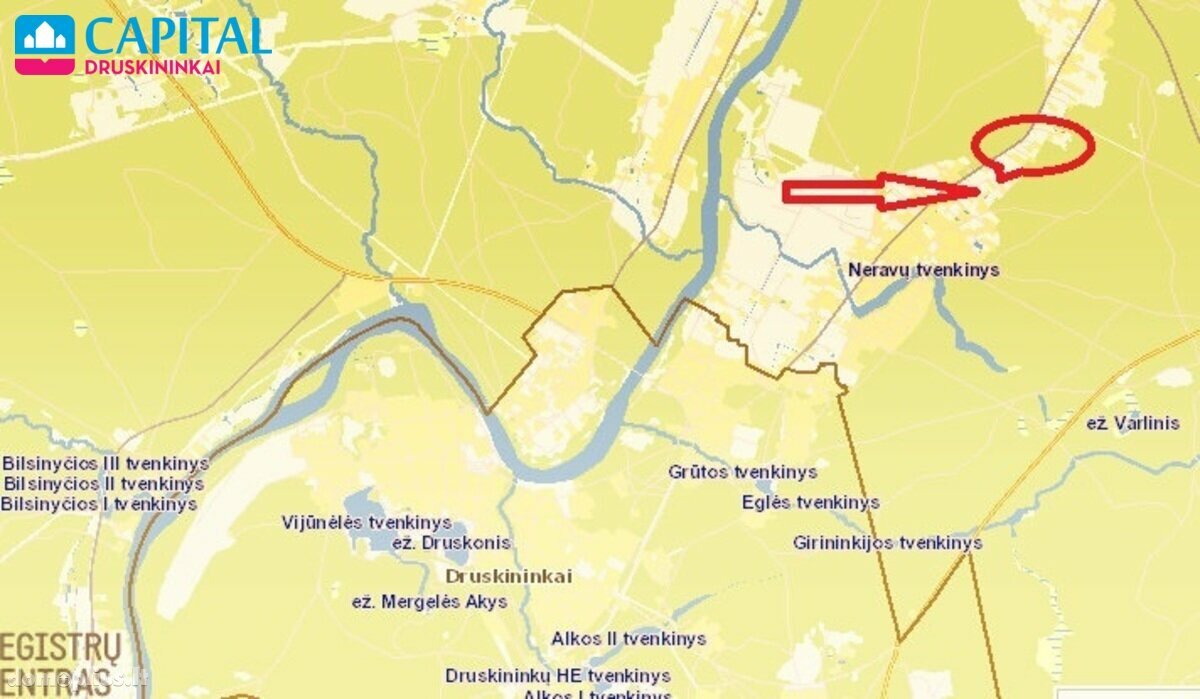 Parduodamas sklypas Druskininkų sav., Neravuose, Lygumų g.