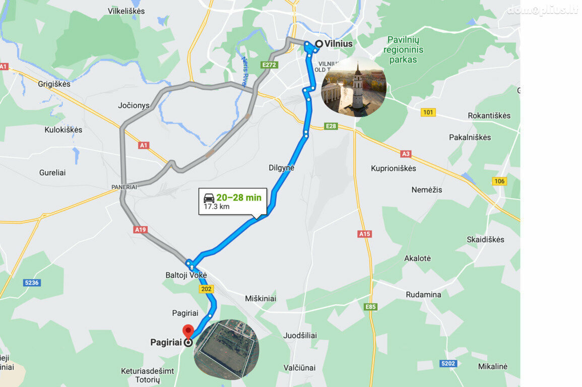 Sklypo nuoma Vilniaus rajono sav., Pagiriuose, Durpių g.