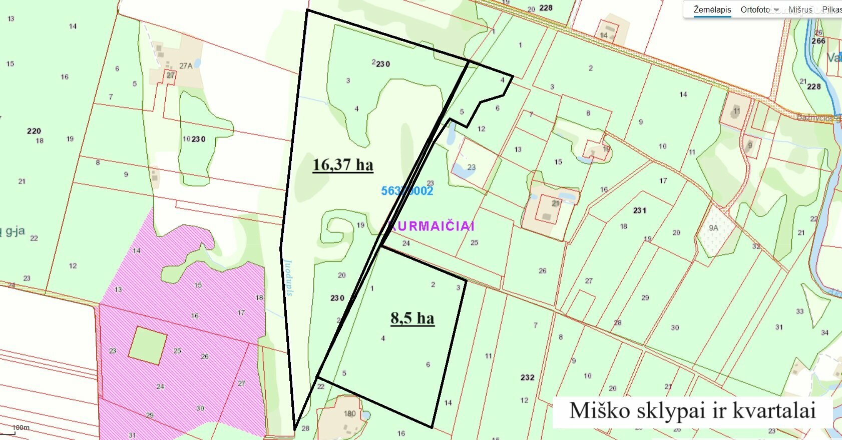 Parduodamas sklypas Kretingos rajono sav., Tūbausiuose