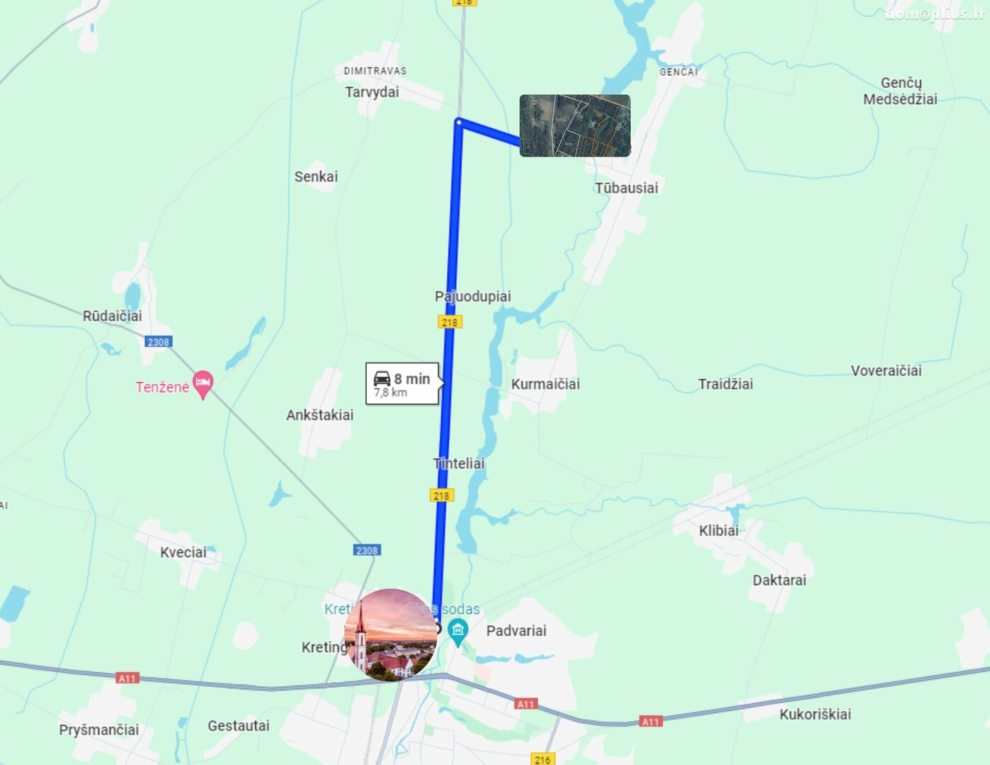 Parduodamas sklypas Kretingos rajono sav., Tūbausiuose