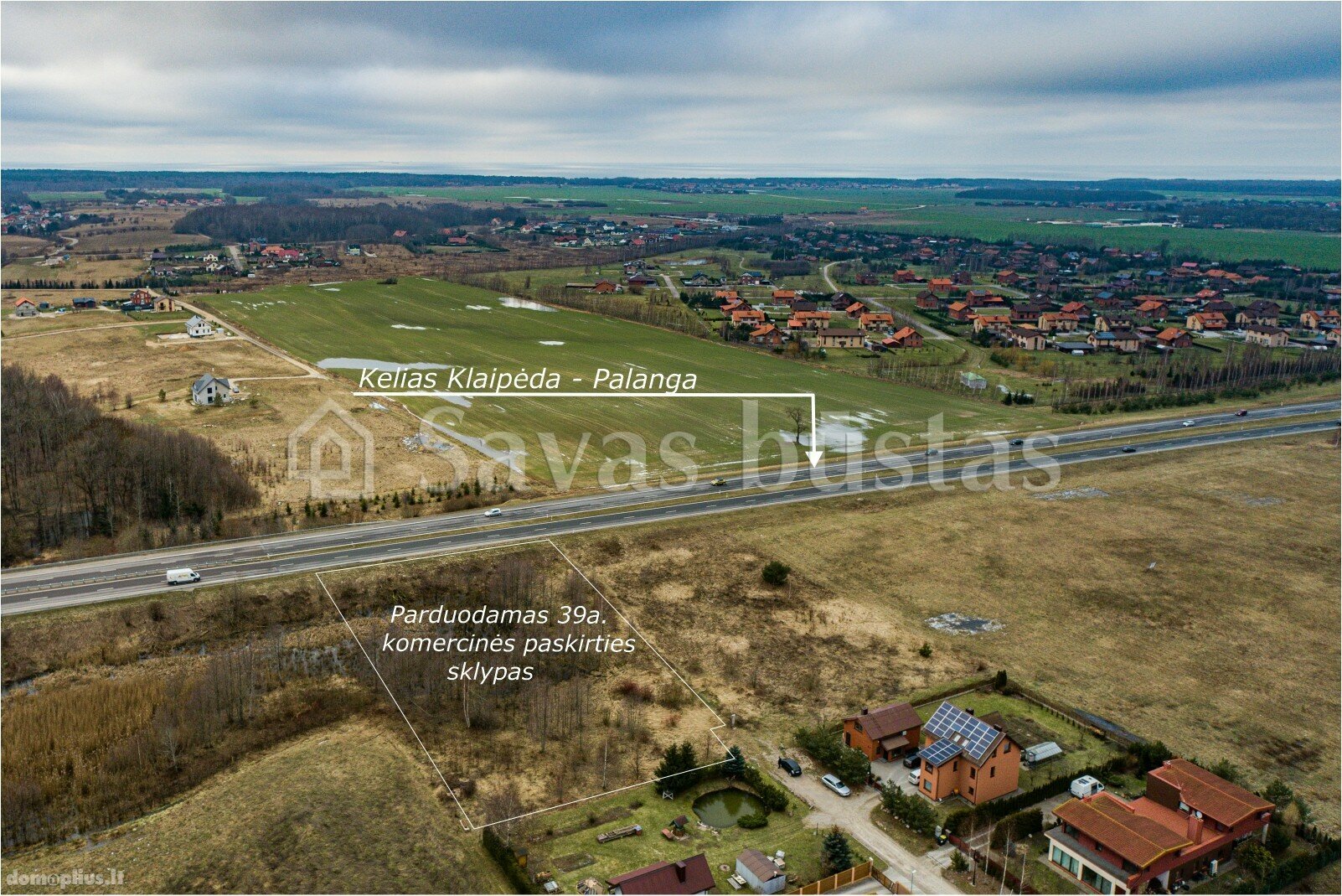 Участок Klaipėdos rajono sav., Normantuose, Rugiagėlių g.