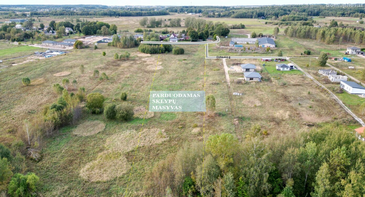 Parduodamas sklypas Vilniaus rajono sav., Katiliškėse, Didlaukio g.