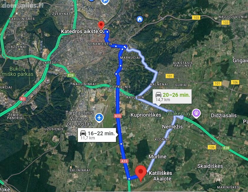 Parduodamas sklypas Vilniaus rajono sav., Katiliškėse, Didlaukio g.