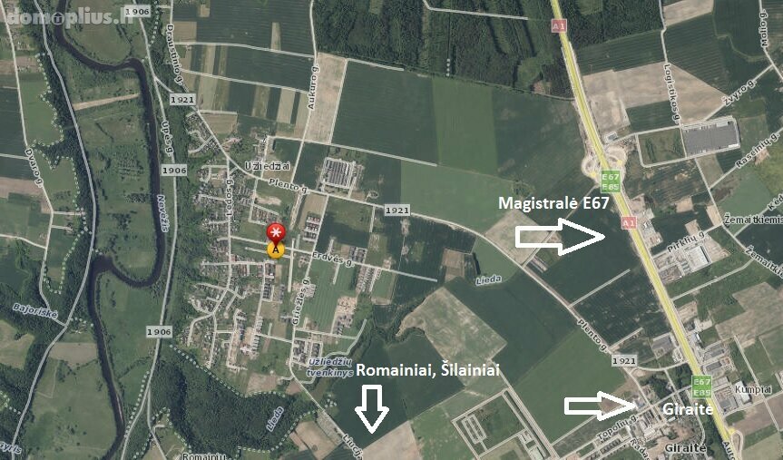 Land for sale Kauno rajono sav., Užliedžiuose, Erdvės g.