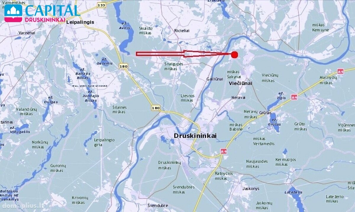 Parduodamas sklypas Druskininkų sav., Viečiūnuose, Senųjų Viečiūnų g.