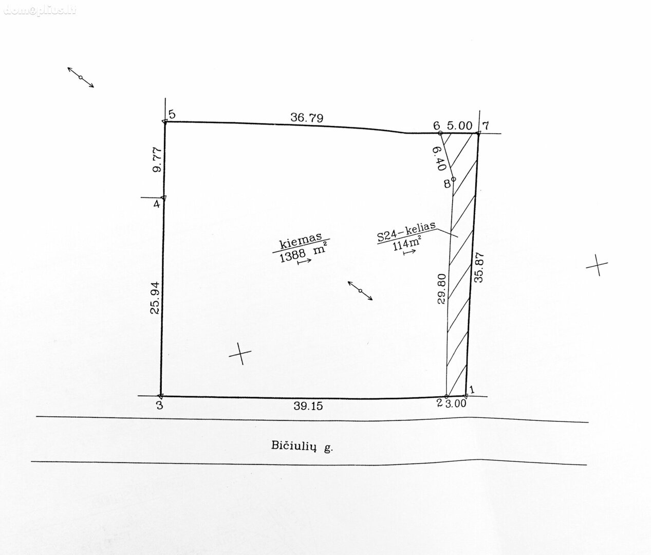 Land for sale Kauno rajono sav., Užupiuose, Bičiulių g.