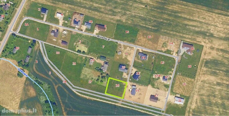 Land for sale Kauno rajono sav., Užupiuose, Bičiulių g.