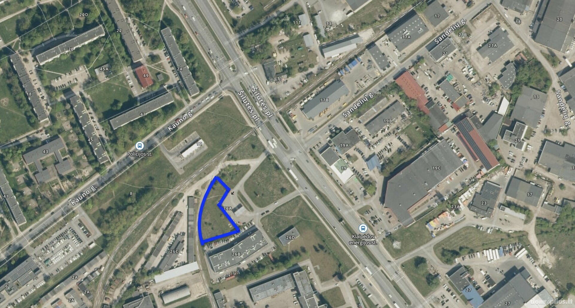 Land for rent Klaipėdoje, Kauno, Šilutės pl.