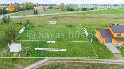 Parduodamas sklypas Šiaulių rajono sav., Vinkšnėnuose, Pievų g.