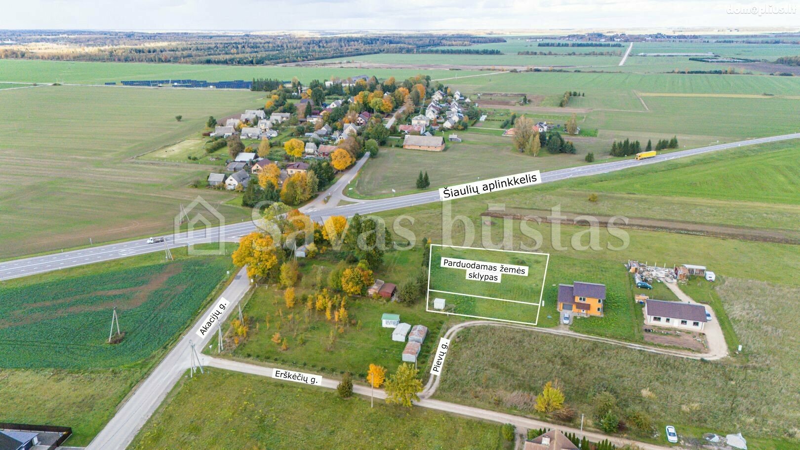 Parduodamas sklypas Šiaulių rajono sav., Vinkšnėnuose, Pievų g.